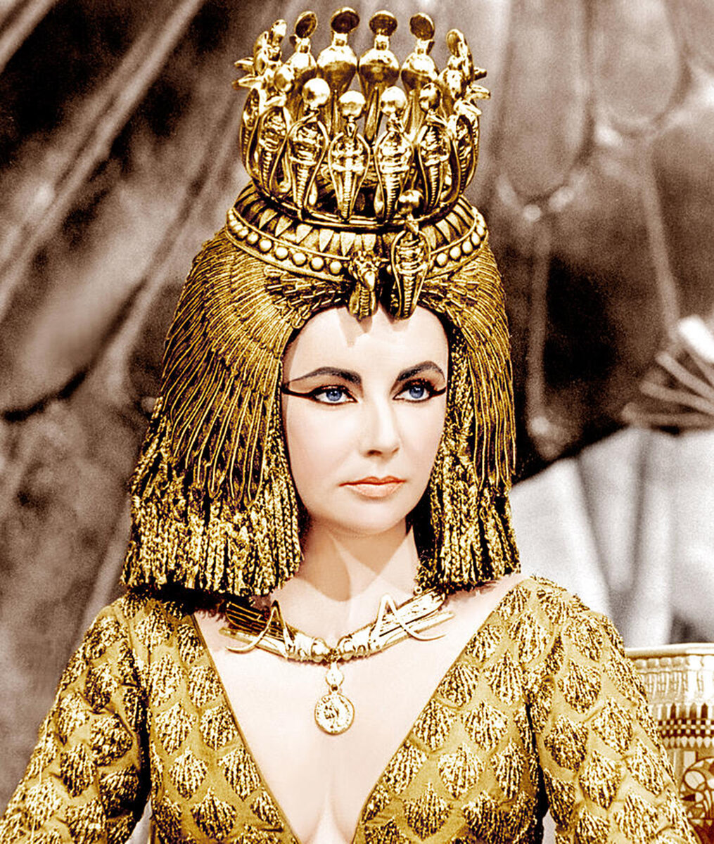 Элизабет Тейлор в роли Клеопатры, 1963 Элизабет Тейлор в роли Клеопатры, 1963