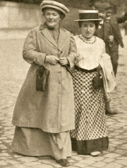 Роза Люксембург и Клара Цеткин