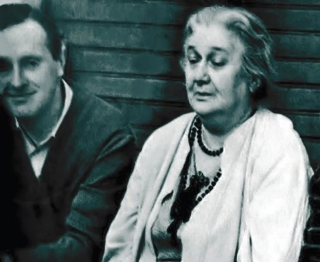 Анна Ахматова и Иосиф Бродский в 1963 году