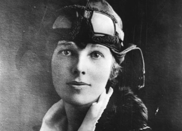 Американская летчица и пионер авиации Амелия Эрхарт, июнь 1928 года.
