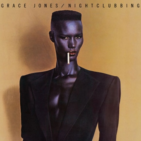 Грейс Джонс на обложке альбома Nightclubbing