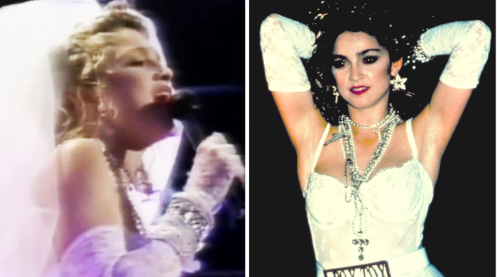 Мадонна в свадебном образе «Like a Virgin», 1984 г. Кадры: MTV / Sire Records.