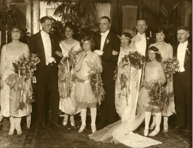 Свадьба Маргарет Митчелл и Реда Апшоу, 1922 год. Фото: Atlanta History Center.