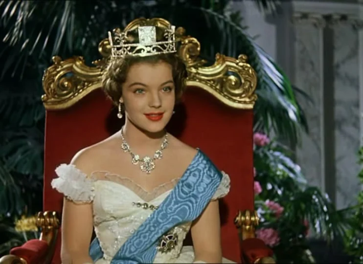 Роми Шнайдер в фильме "Молодые годы королевы"