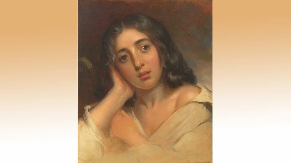 Портрет Жорж Санд. Томас Салли, 1826