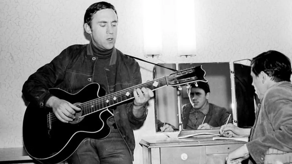 Владимир Высоцкий и Валерий Золотухин в 1970 году